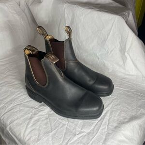 Blundstone Black Leather Ankle Boots